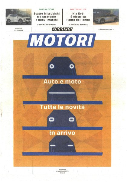 Corriere motori : supplemento settimanale di auto, moto e nautica del Corriere della sera